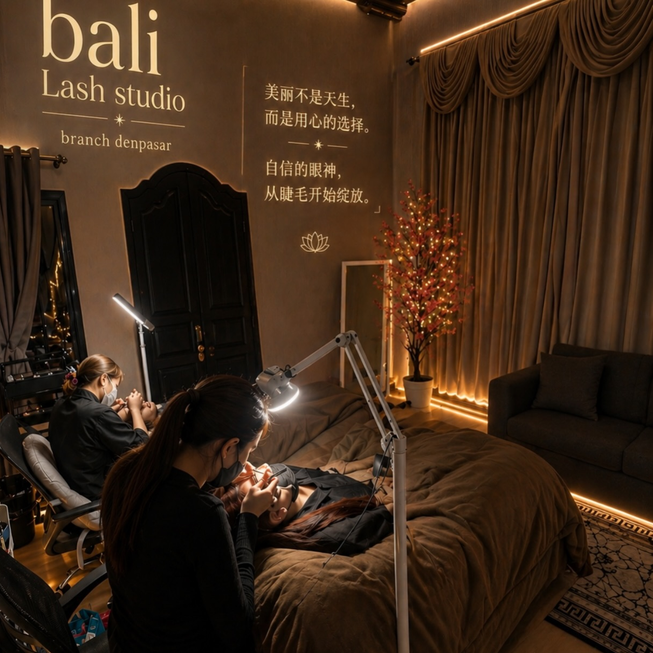 Inside Bali Lash Studio